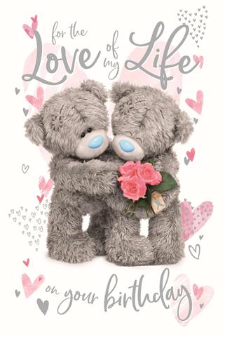MG-KARTKA OZDOBNA K HOLOGRAFICZNA 3D    FOR THE LOVE OF MY LIFE ALV 93 063