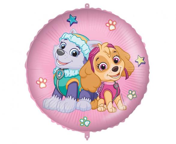GODAN BALON FOLIOWY PAW PATROL SKYE AND EVEREST 46CM