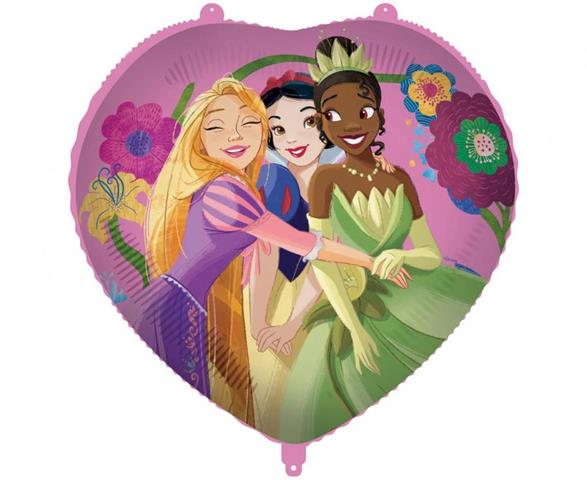 GODAN BALON FOLIOWY SERCE PRINCESS LIVE YOUR STORY DISNEY 46CM