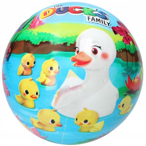 PIŁKA GUMOWA 23CM KACZUSZKA W SIATCE 34476 HERO