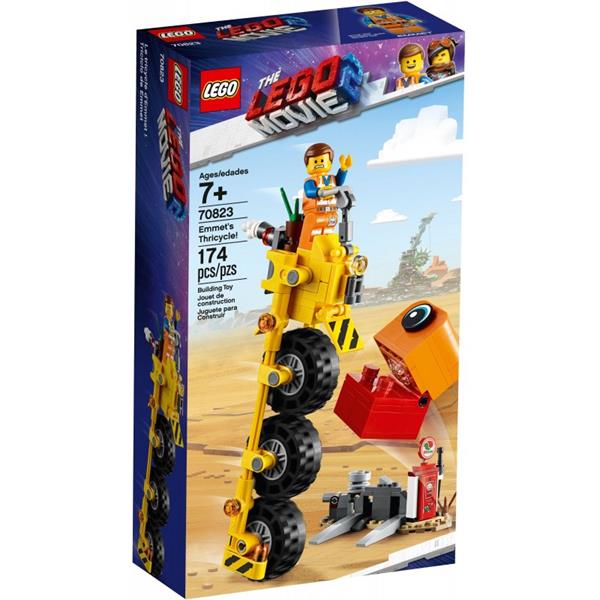 lego movie trójkołowiec emmeta 70823