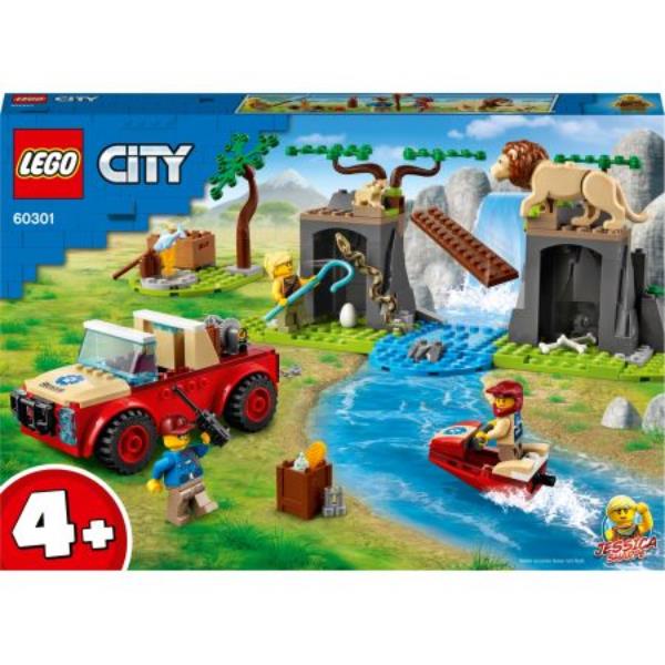 lego city wildlife terenówka ratowników dzikich zwierząt 60301