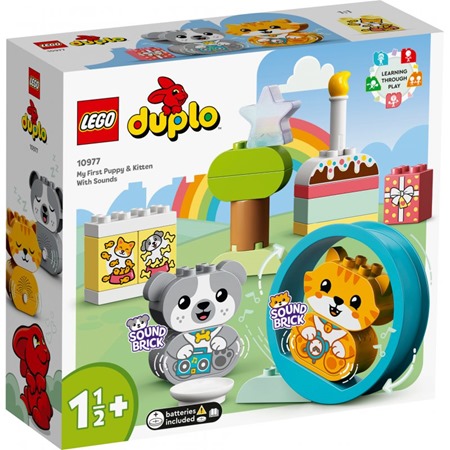 lego duplo my first mój pierwszy szczeniak i kotek z dźwiękami 10977