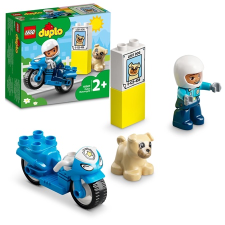 lego duplo motocykl policyjny 10967