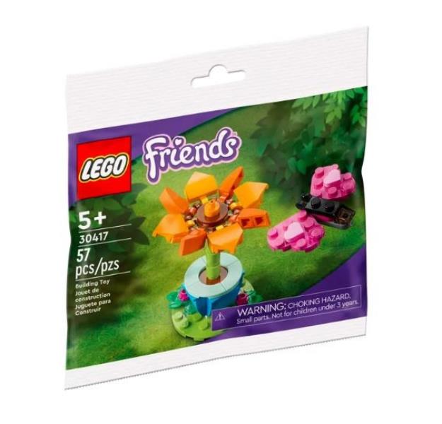 lego friends ogrodowy kwiat i motyl 30417