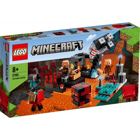lego minecraft bastion w netherze 21185
