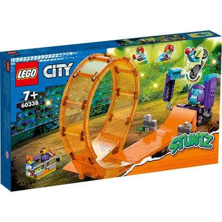 lego city stuntz kaskaderska pętla i szympans demolka