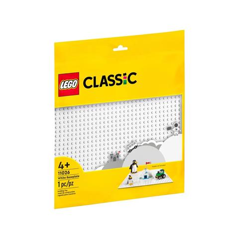 lego classic płytka konstrukcyjna biała 11026