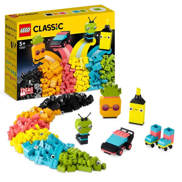 lego classic kreatywna zabawa neonowymi kolorami 11027