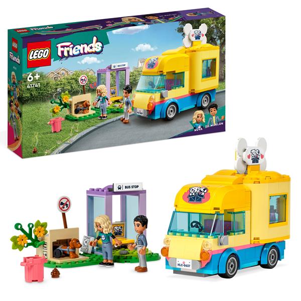 lego friends furgonetka ratunkowa dla psów 41741