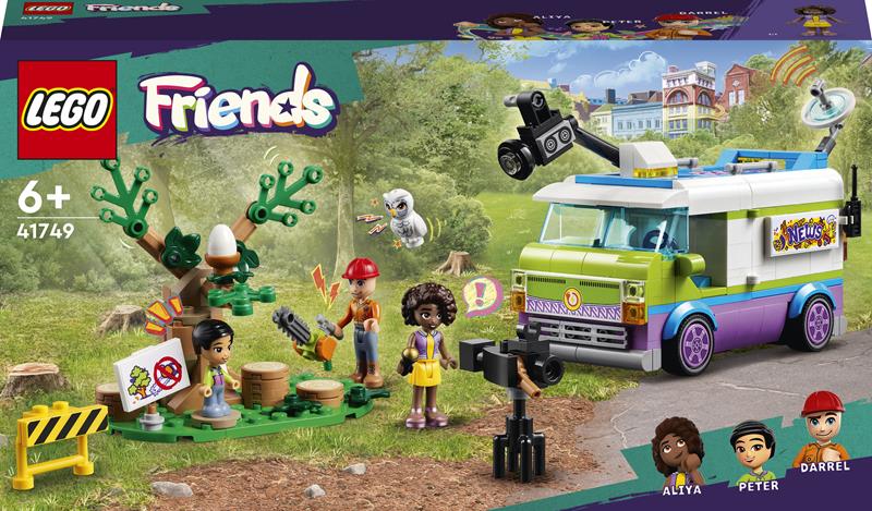 lego friends reporterska furgonetka 41749