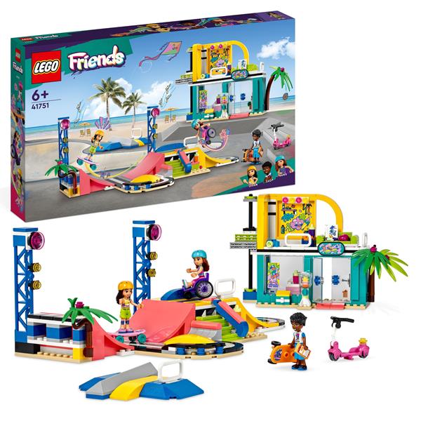 lego friends skatepark 41751