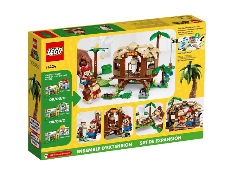 lego super mario 71424 domek na drzewie donkey k