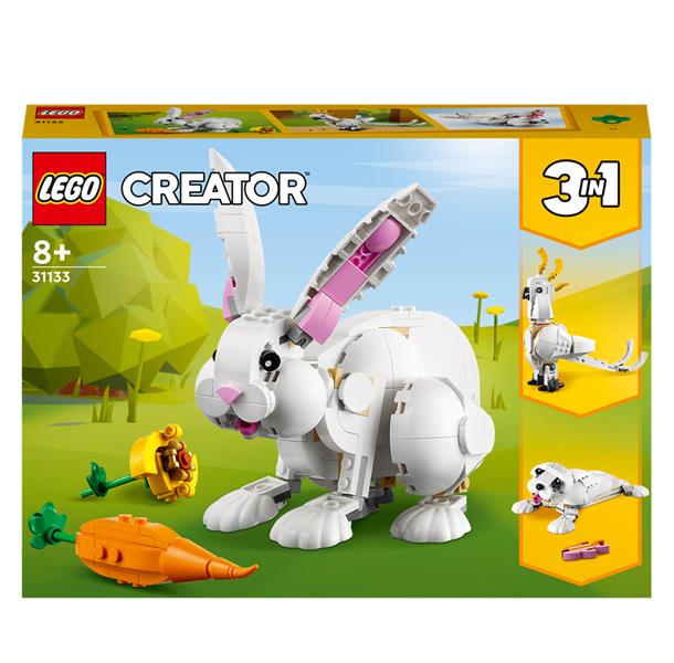 lego creator biały królik 31133