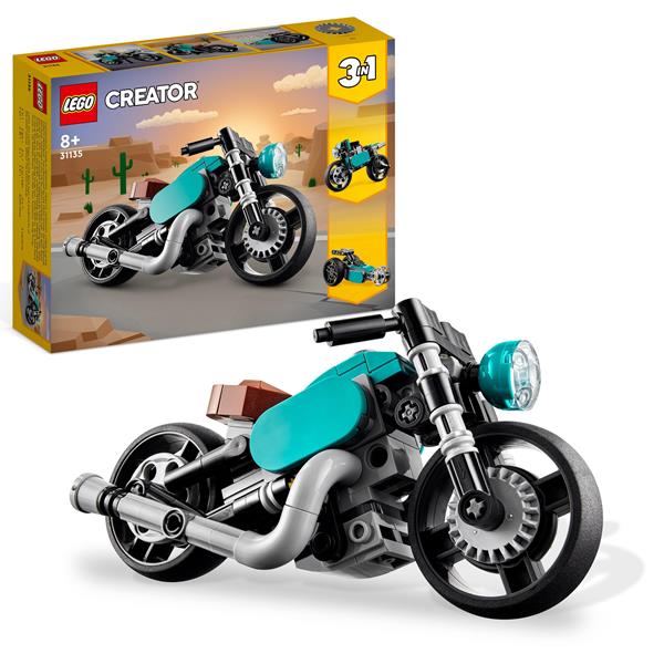 lego creator motocykl vintage 31135