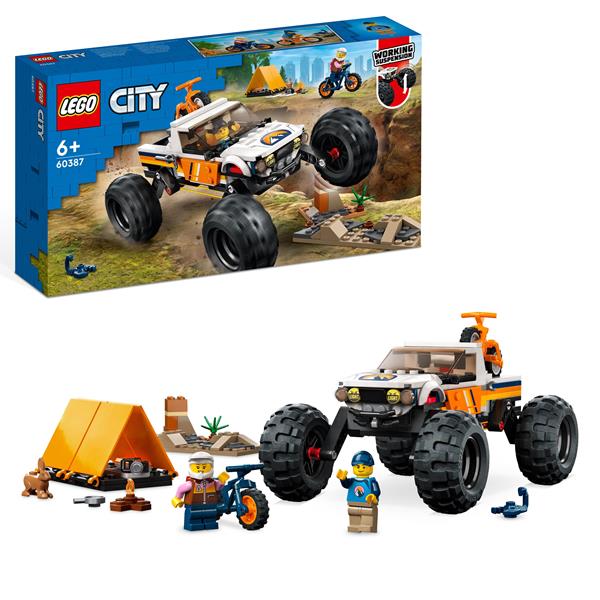 lego city przygody samochodem terenowym z napędem 60387