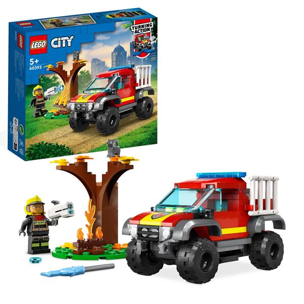 lego city wóz strażacki 4x4 misja ratunkowa 60393