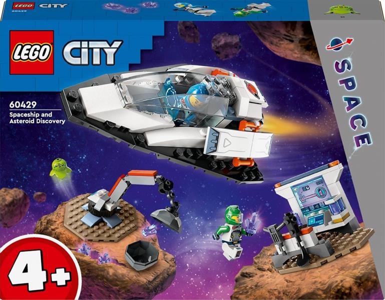 lego city statek kosmiczny i odkrywanie asteroidy 60429