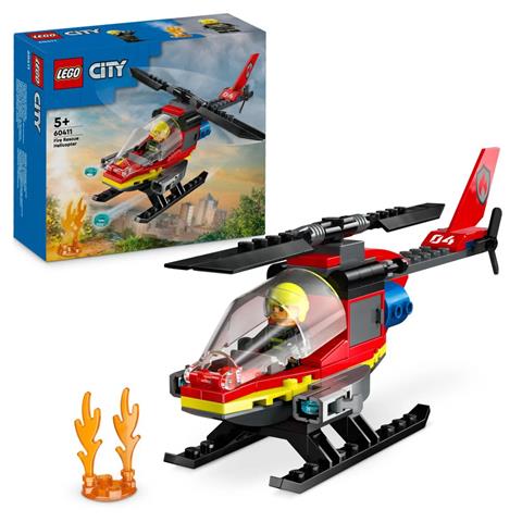 lego city strażacki helikopter ratunkowy 60411