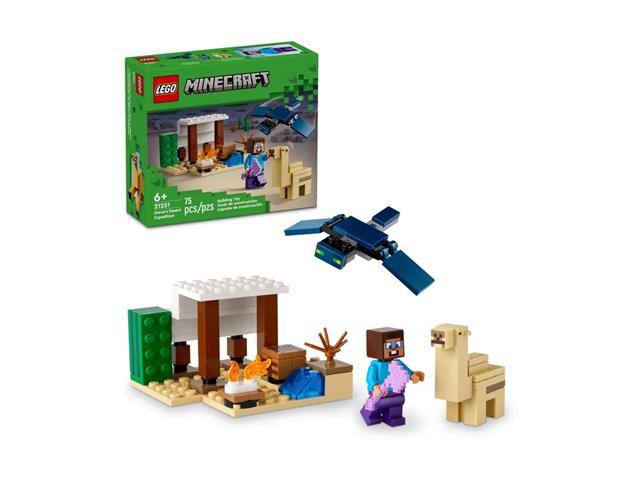 lego minecraft pustynna wyprawa 21251