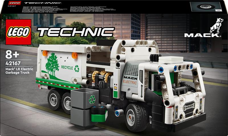 lego technic 42167 śmieciarka mack lr electric