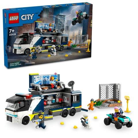 LEGO CITY 60418 POLICYJNA CIEŻAROWKA Z LABORATORIUM
