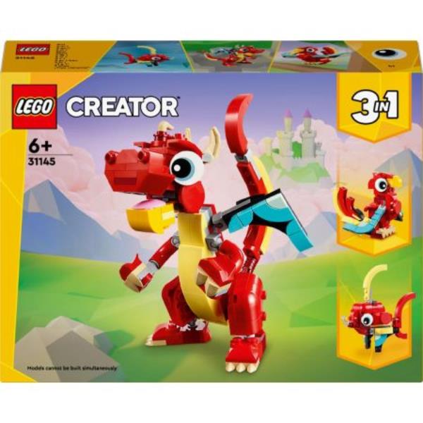 lego creator czerwony smok 31145