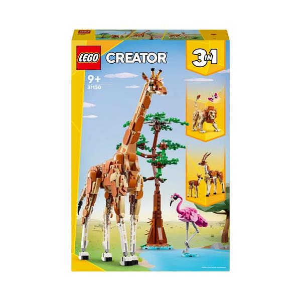 lego creator dzikie zwierzęta safari 31150