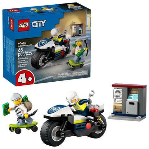 LEGO CITY 60455 POŚCIG NA MOTOCYKLU POLICYJNYM