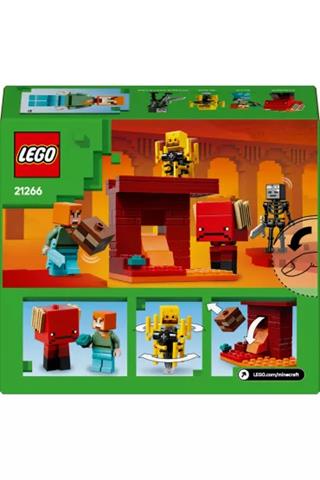 LEGO MINECRAFT 21266 BITWA NA MOŚCIE NETHERU