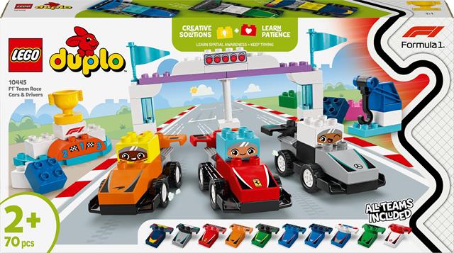 LEGO DUPLO 10445 BOLIDY I KIEROWCY F1