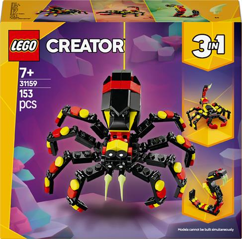 LEGO CREATOR DZIKIE ZWIERZĘTA NIEZWYKŁY PAJĄK 31159