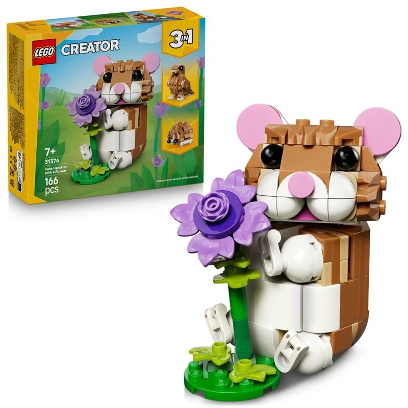 LEGO CREATOR UROCZY CHOMIK Z KWIATKIEM 31376