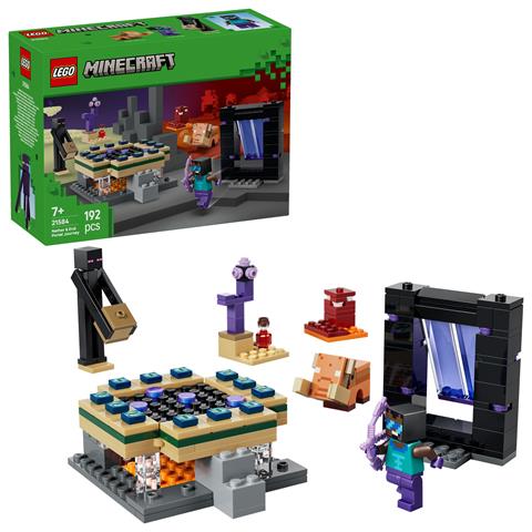LEGO MINECRAFT 21584 Podróż przez portal netheru