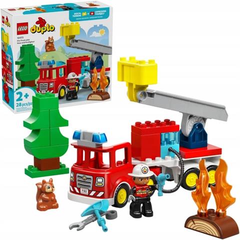 LEGO DUPLO 10473 Wóz strażacki z wężem i strażaki