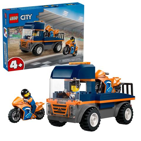 LEGO CITY 60491 LAWETA DLA MOTOCYKLI