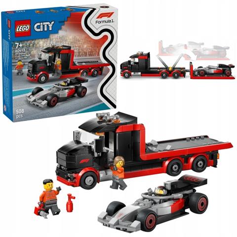LEGO CITY 60493 Ciężarówka F1 z bolidem Audi F1