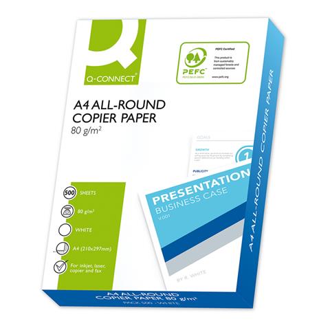 PAPIER KSERO A4 BIAŁY 80G Q-CONNECT     PBS