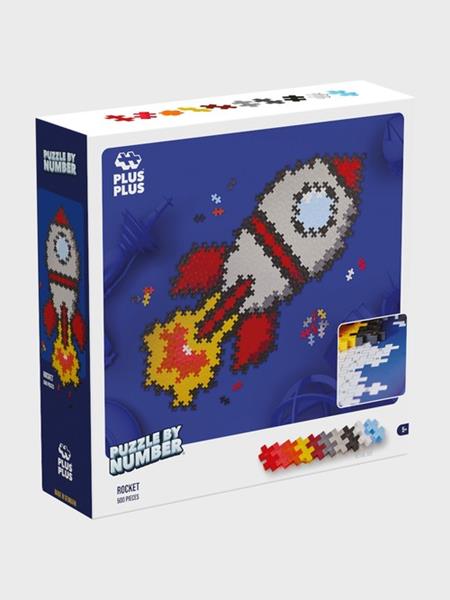 plus plus klocki puzzle by number rakieta 500el 3930 dante