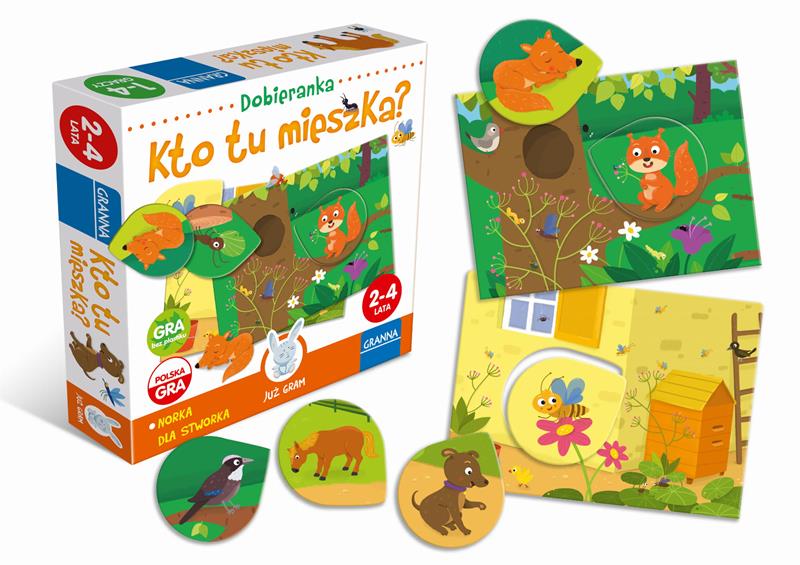GRANNA GRA KTO TU MIESZKA? 2-4LATA