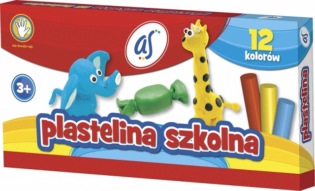 astra plastelina 12 kolorów 