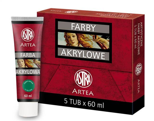 astra farba akrylowa zieleń ciemna 60ml83 410 940 /5/