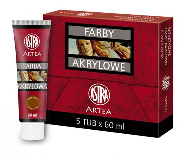 astra farba akrylowa siena palona 60ml 83 410 934 /5/