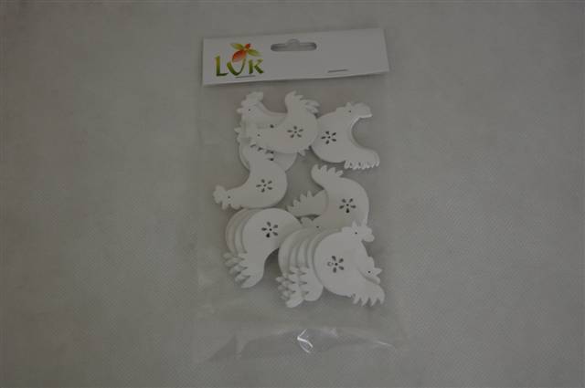 ozd.wielkanocna drewniane koguty /18/   luk-ht19d-233