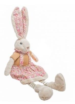 OZD.WIELKANOCNA KRÓLIK DZIEWCZYNKA W SUKIENCE 30CM LUK-WN DP220-357