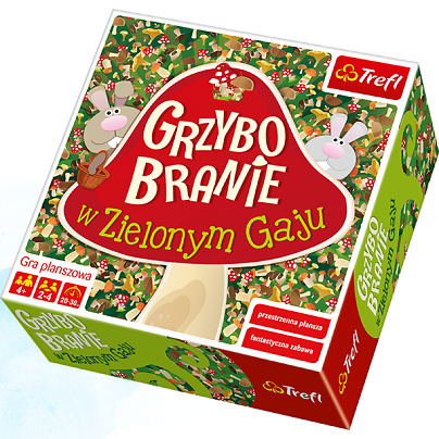 trefl gra grzybobranie w zielonym gaju  t00988