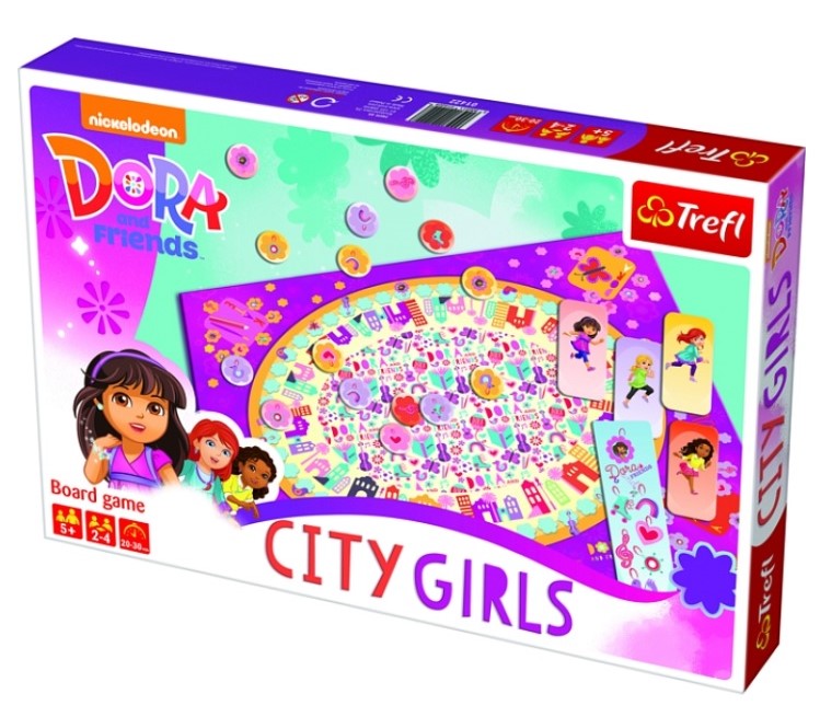 trefl gra dora city girls t01422