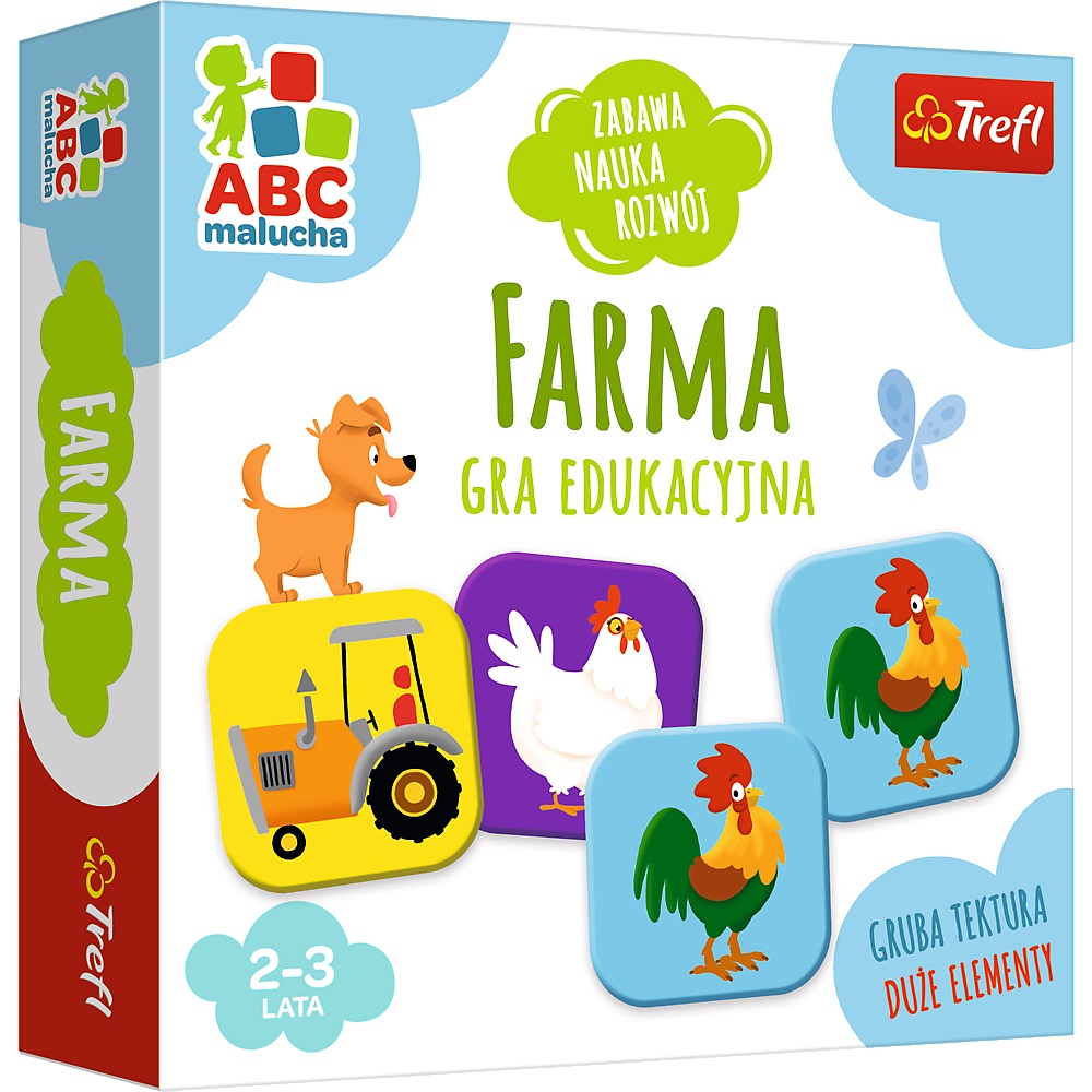 TREFL GRA ABC MALUCHA FARMA EDUKACYJNA 01944