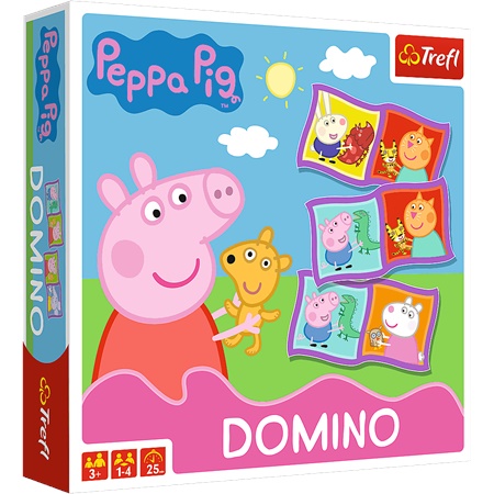 trefl gra domino świnka peppa 02066