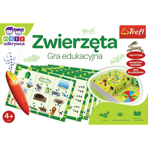 TREFL GRA MAŁY ODKRYWCA I MAGICZNY OŁÓWEK ZWIERZĘTA 02111